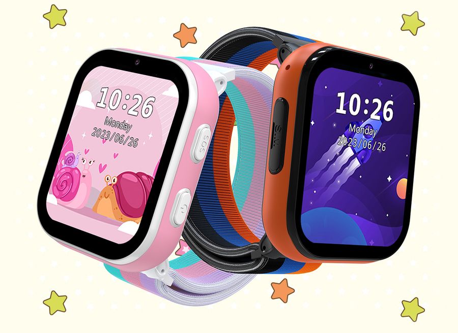 dwa zegarki Kiano Watch Joy dla dziewczynki Unicorn i dla chłopca Rocket