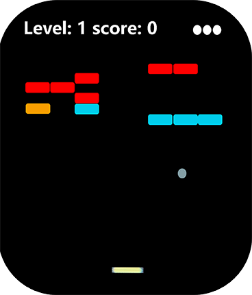 Zrzut ekranu smartwatcha z gry Block 